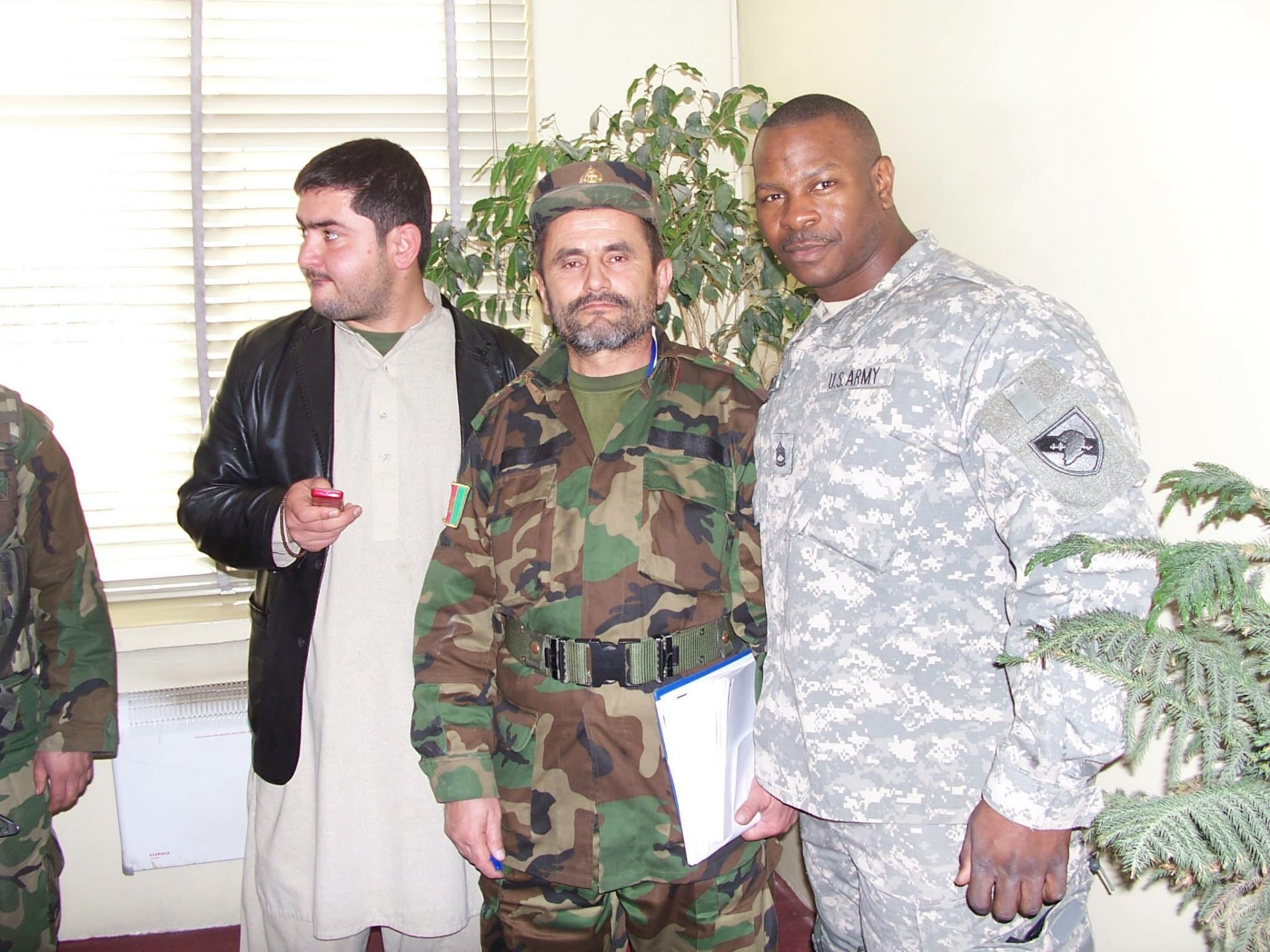 Chef Andre Rush deployed overseas with allied forces